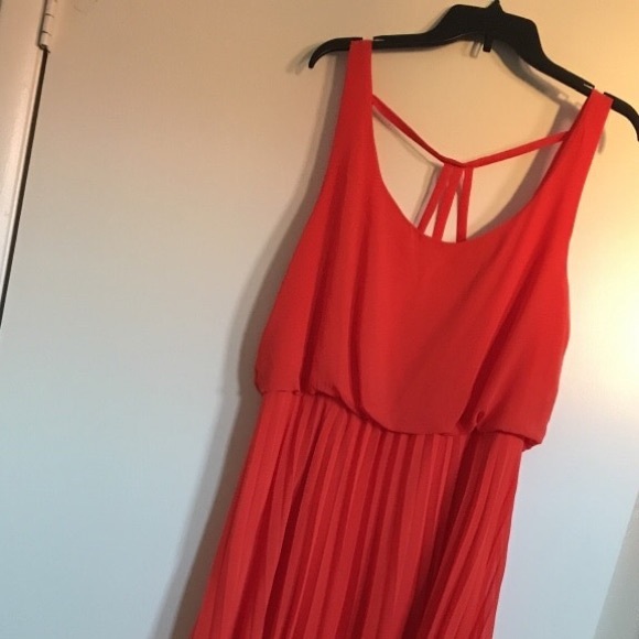 jcpenney orange dress
